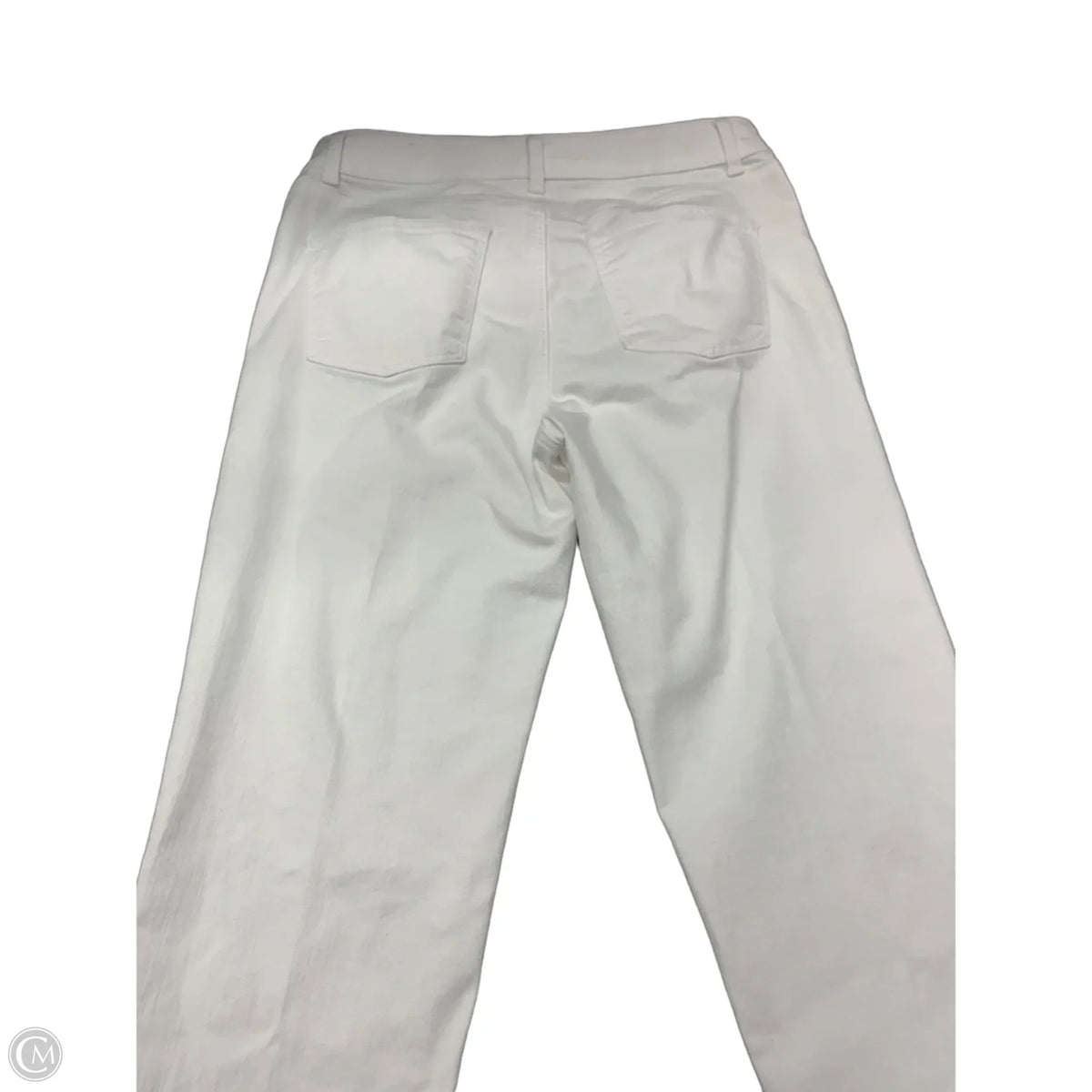 Jeans Straight By Talbots In White, Size: 8