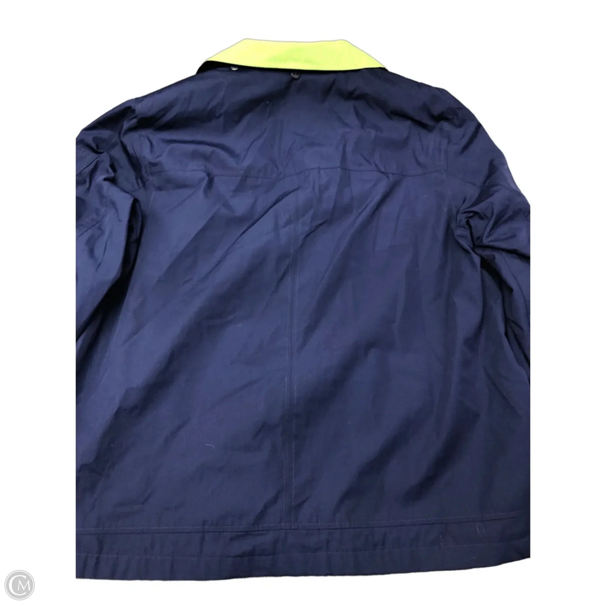 Jacket Windbreaker By Clothes Mentor In Navy, Size: 2x