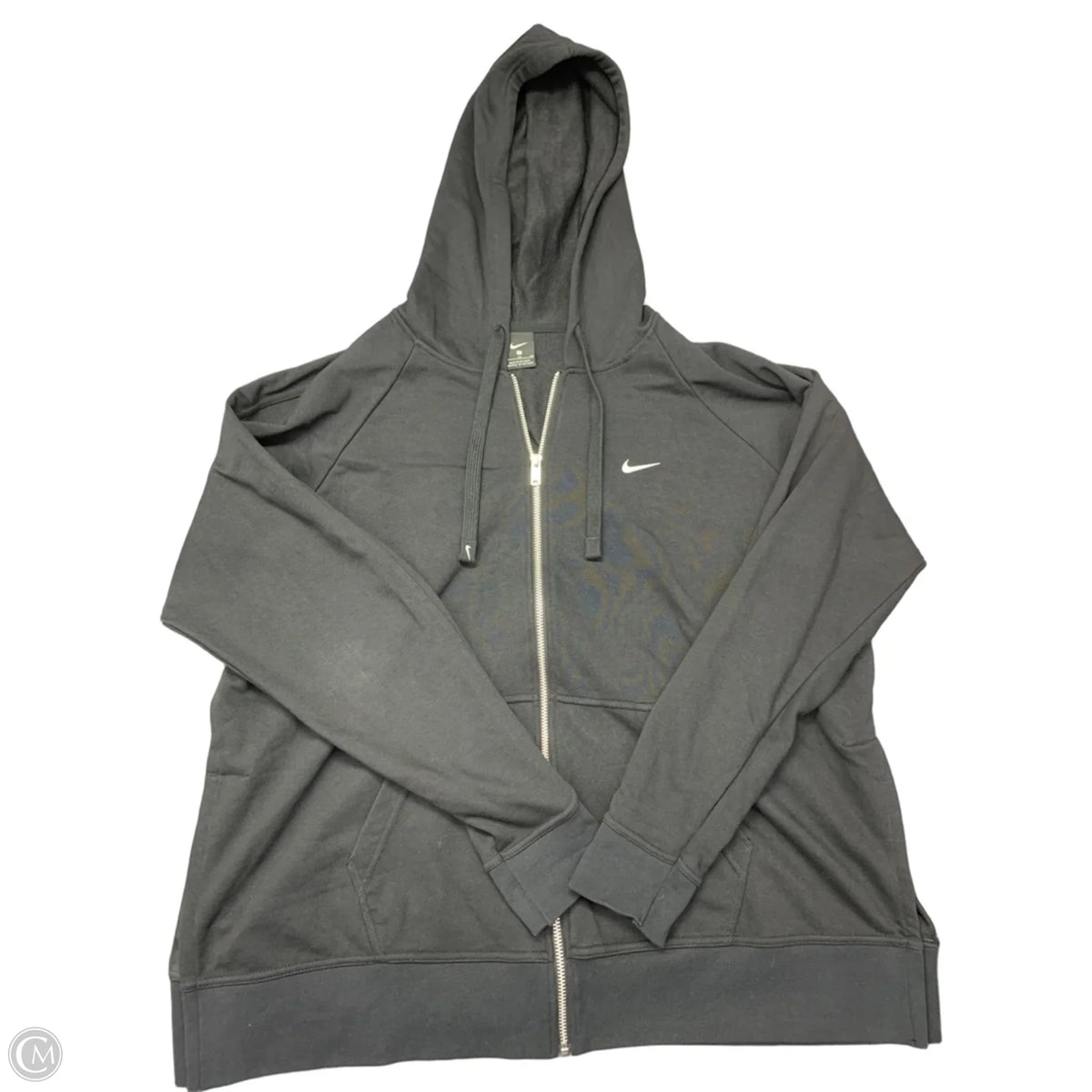 Athletic Jacket By Nike Apparel In Black, Size: Xl
