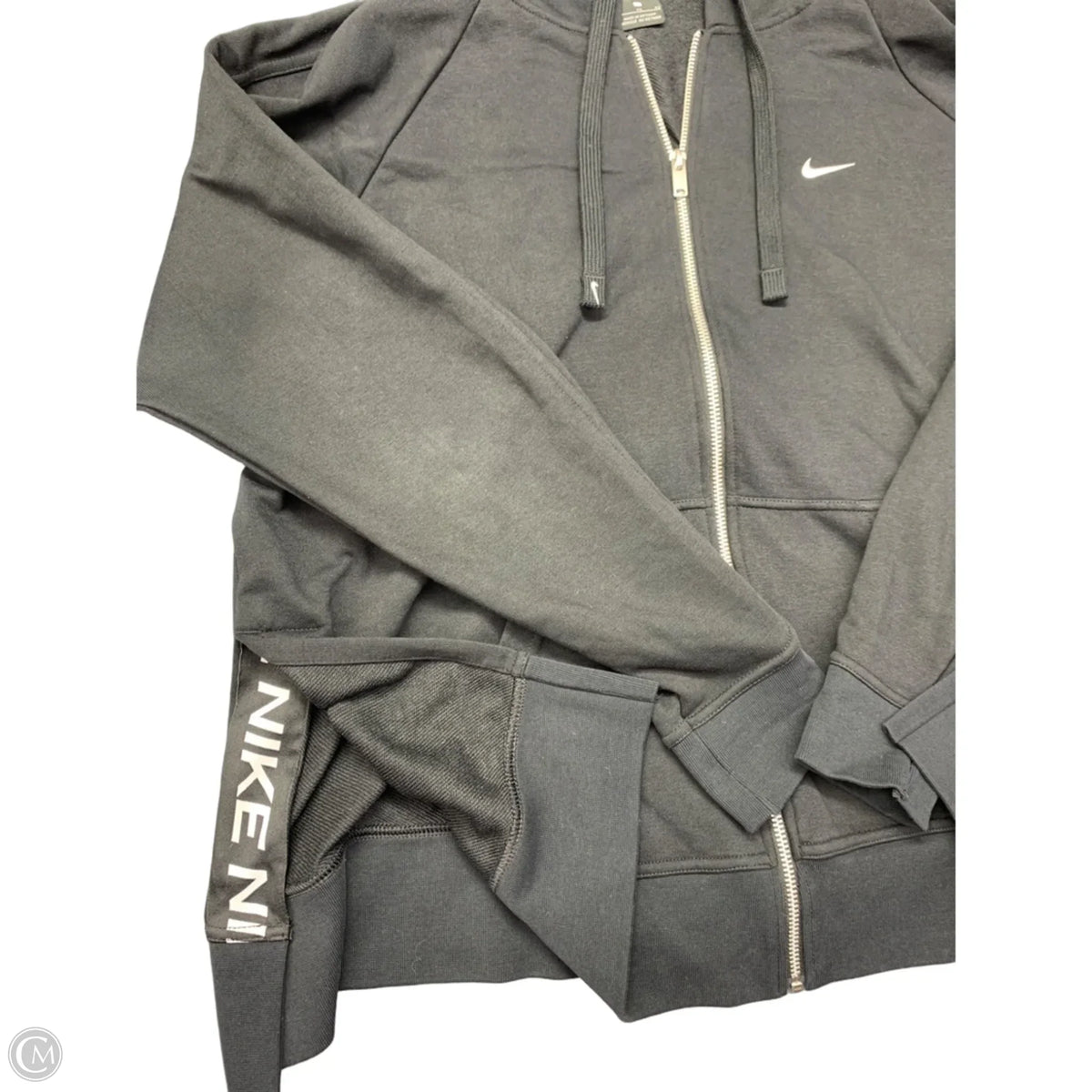 Athletic Jacket By Nike Apparel In Black, Size: Xl