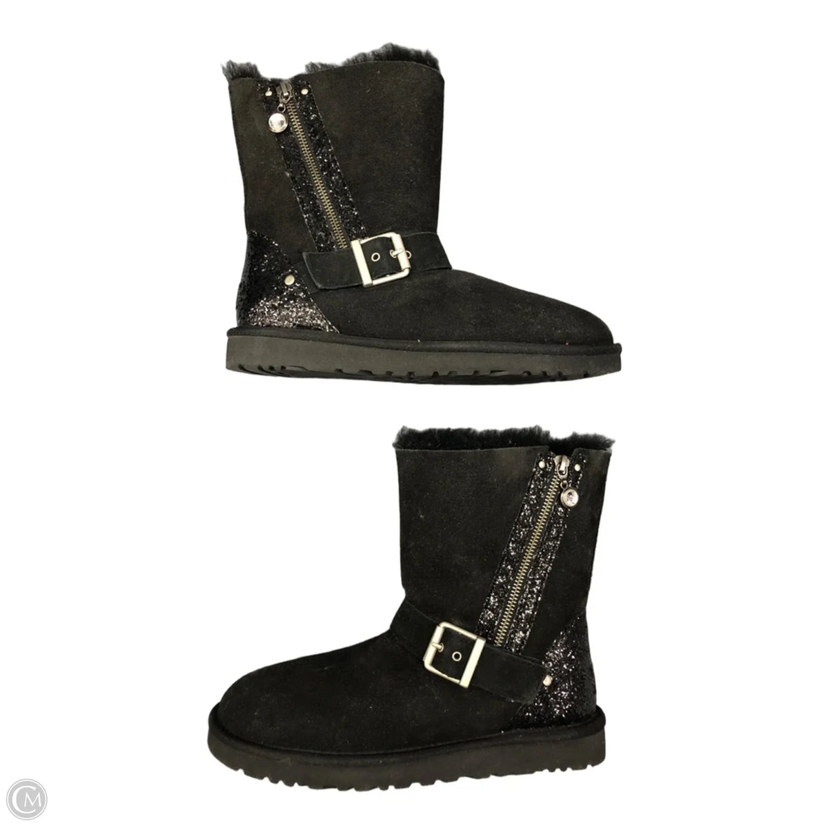 Boots Designer By Ugg In Black, Size: 7