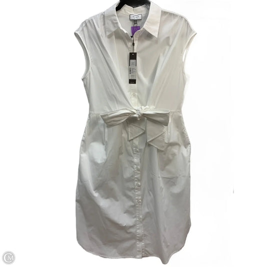 Dress Casual Midi By Bcbg In White, Size: S
