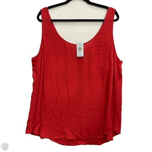 Tank Top By Torrid In Red, Size: 3x