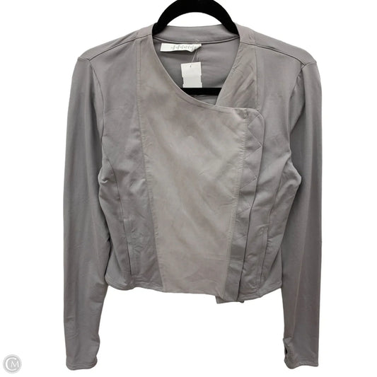 Athletic Jacket By Under Armour In Grey, Size: M