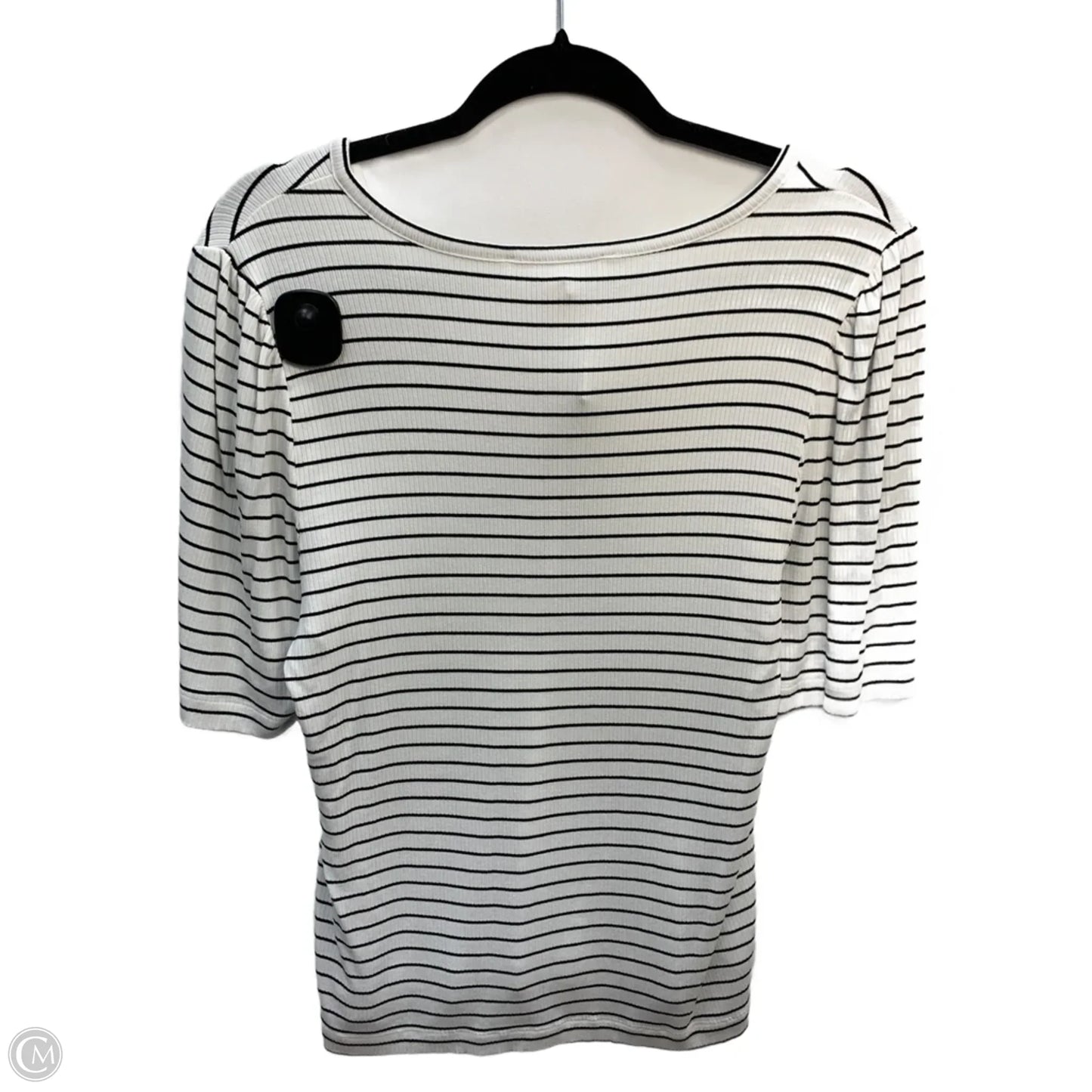 Top Short Sleeve Basic By Loft In White, Size: Xl