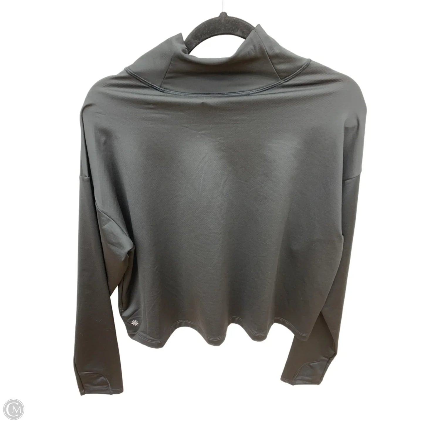 Athletic Sweatshirt Collar By Athleta In Black, Size: L