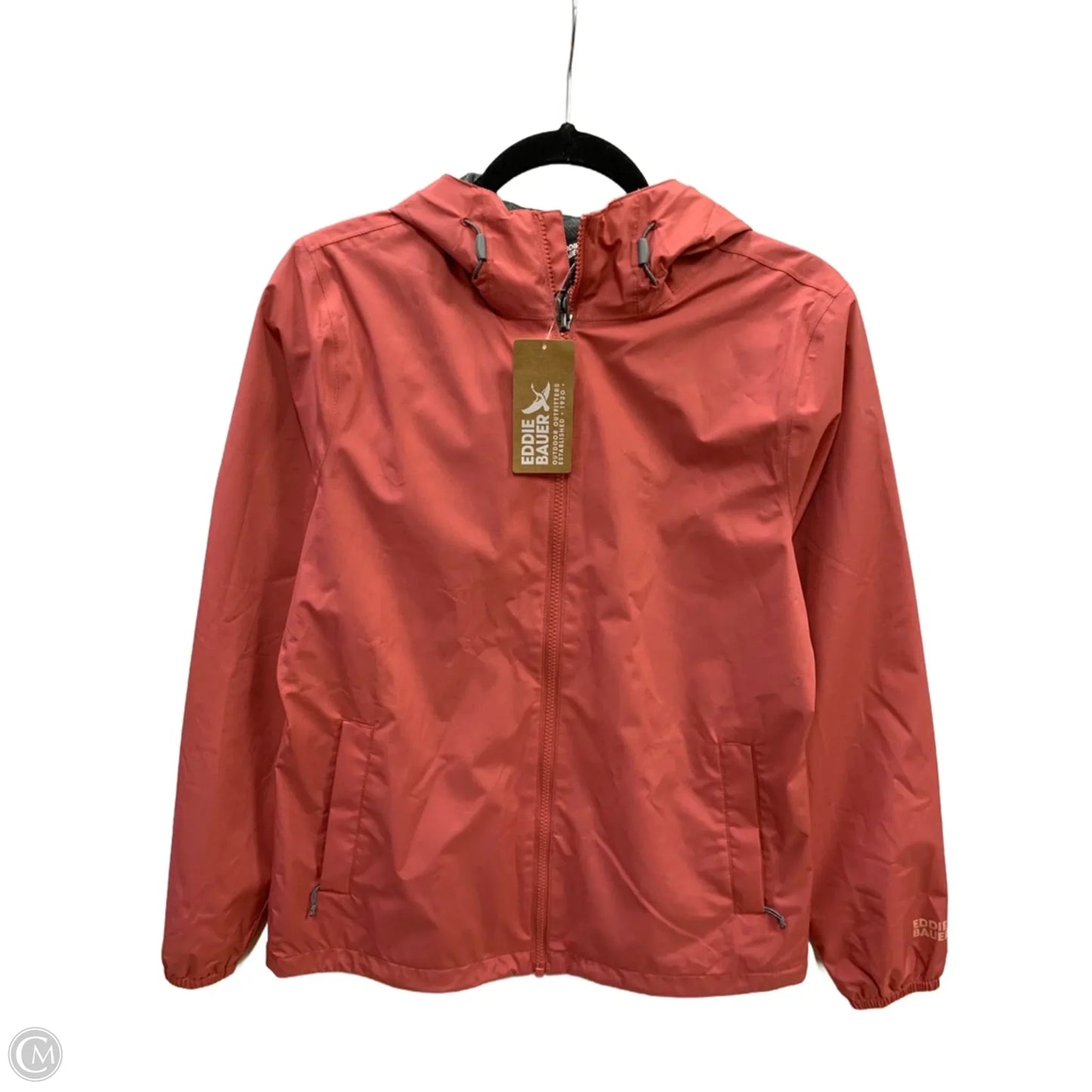 Coat Raincoat By Eddie Bauer In Pink, Size: Xs
