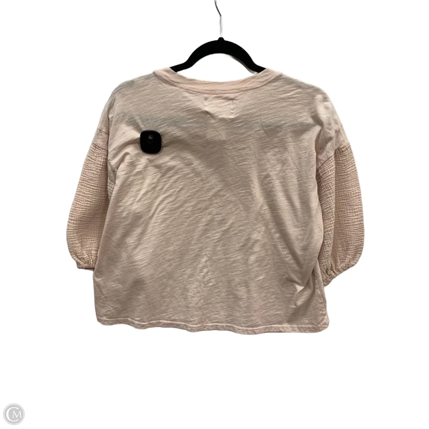 Top Short Sleeve Basic By Velvet In Pink, Size: Xs