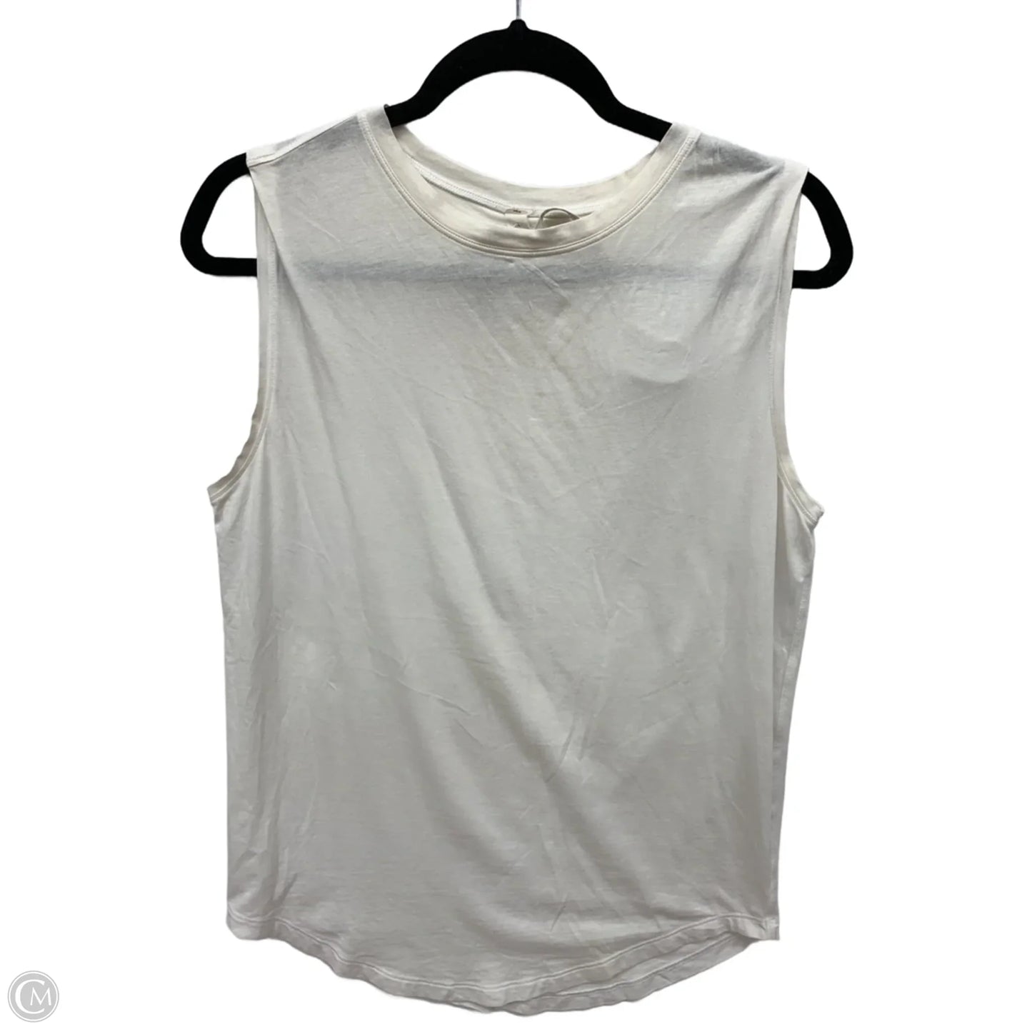 Athletic Tank Top By Lululemon In White, Size: S