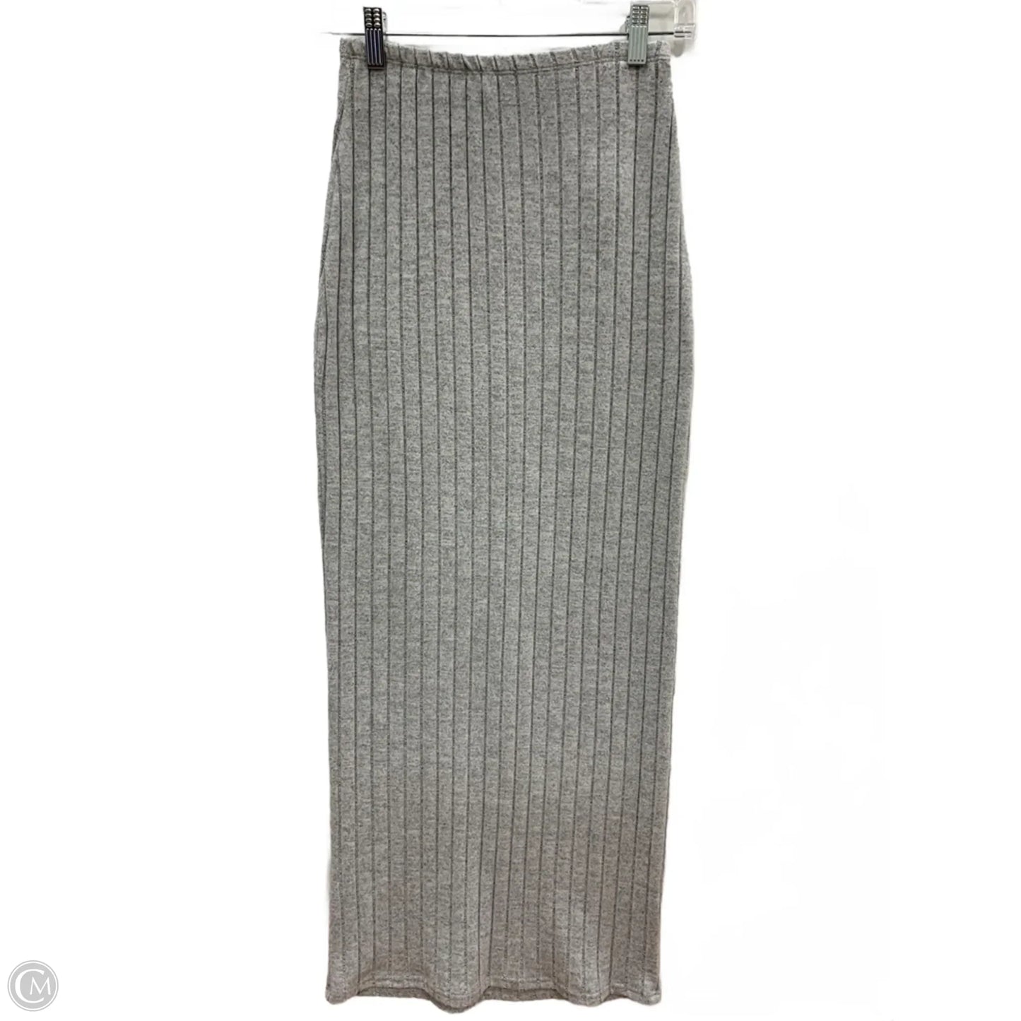 Skirt Maxi By Shein In Grey, Size: S