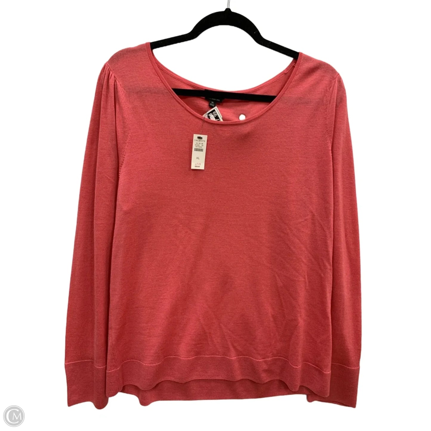Sweater By Talbots In Pink, Size: Xl