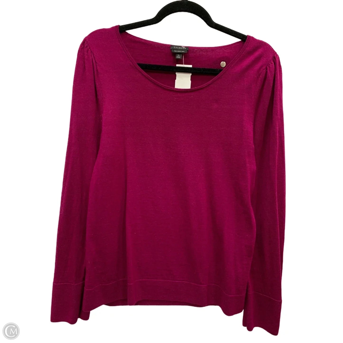 Sweater By Talbots In Purple, Size: Xl