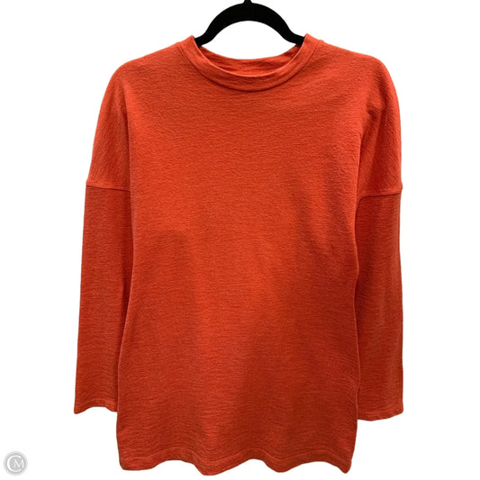 Sweatshirt Crewneck By Free People In Orange, Size: Xs