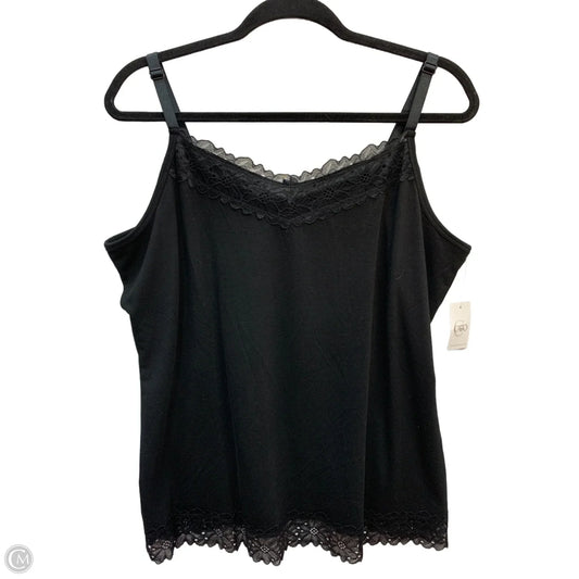 Tank Top By Cato In Black, Size: Xl