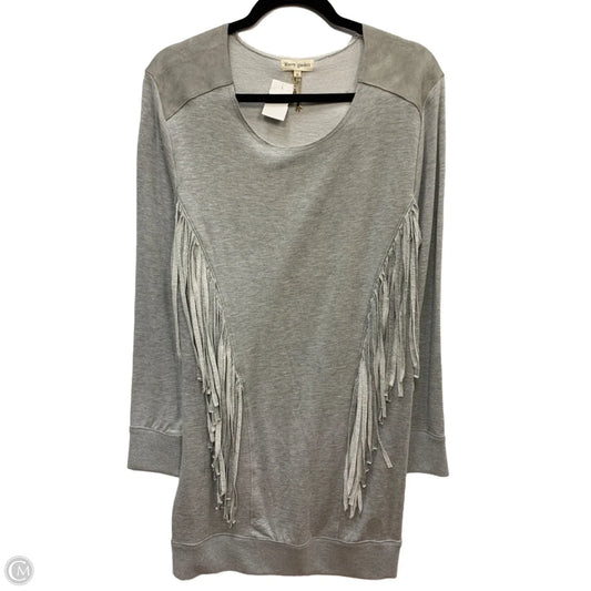 Dress Casual Midi By Liberty Garden In Grey, Size: M