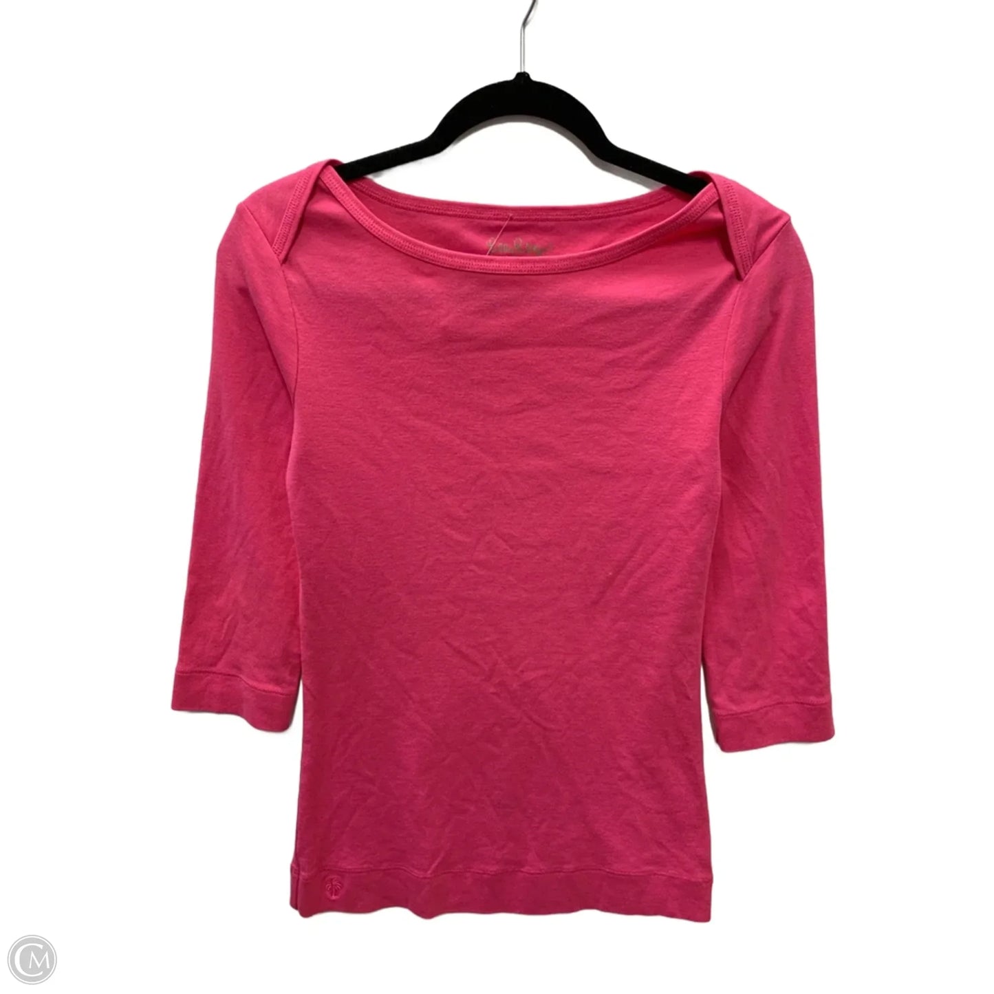 Top Long Sleeve Designer By Lilly Pulitzer In Pink, Size: S