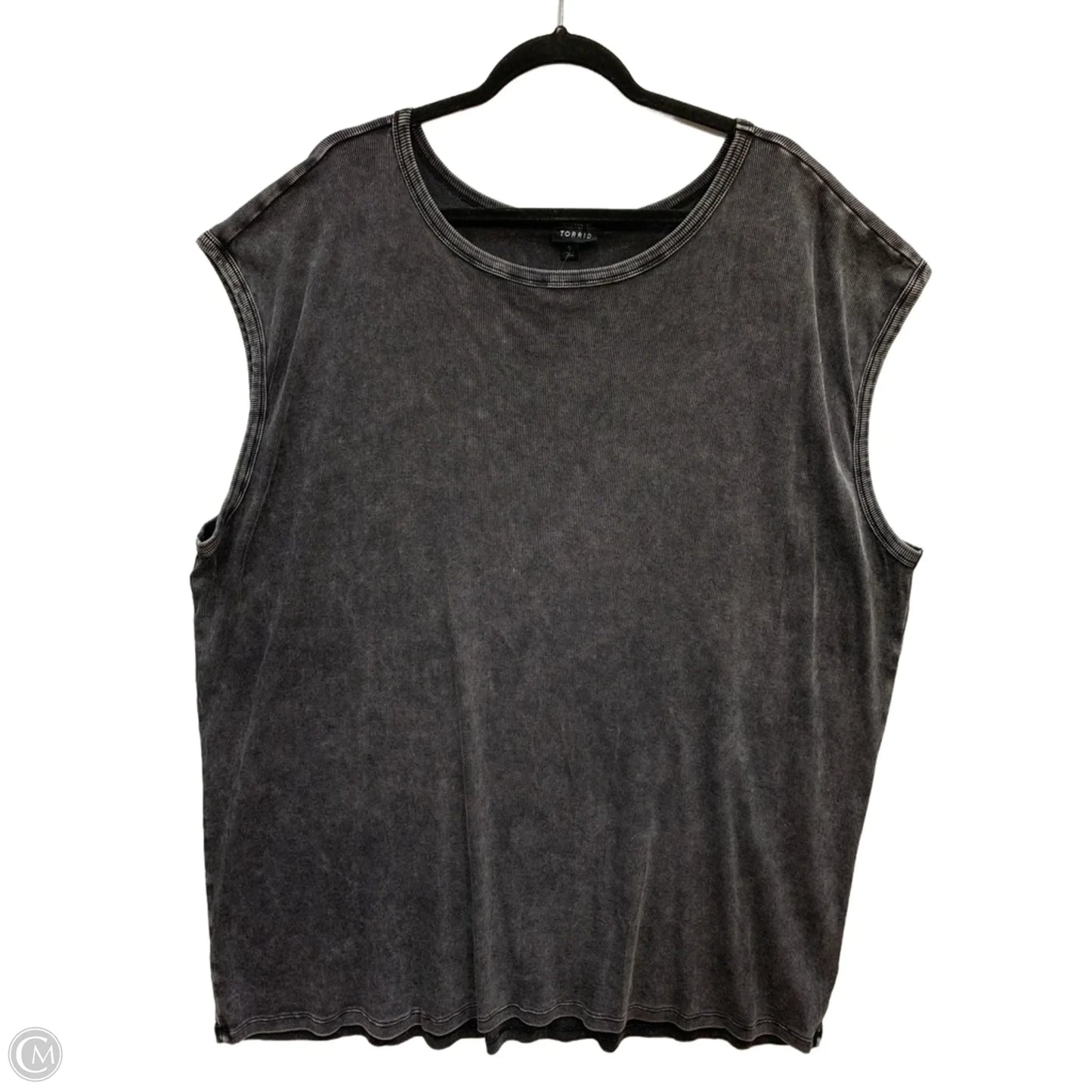Top Sleeveless By Torrid In Grey, Size: 28