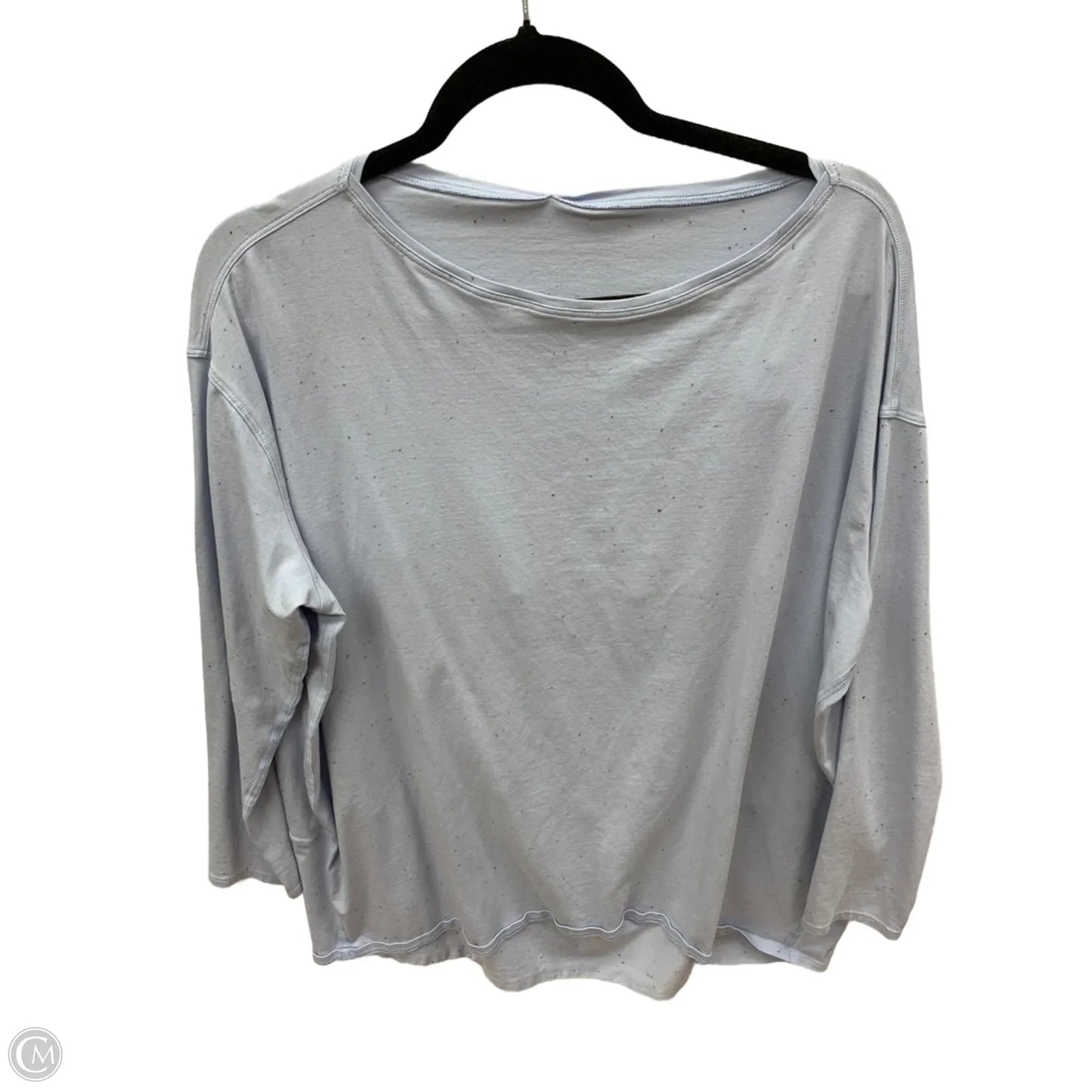 Athletic Top Long Sleeve Crewneck By Lululemon In Blue, Size: L