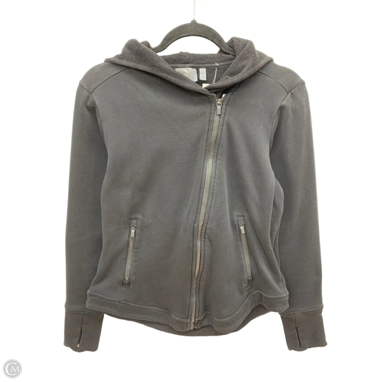 Athletic Jacket By Athleta In Black, Size: M