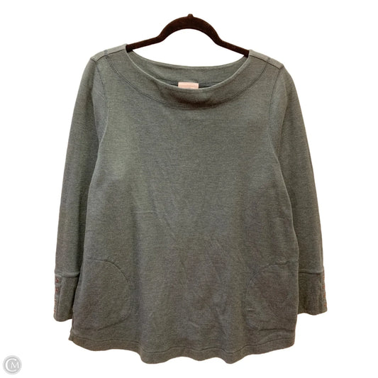 Top Long Sleeve By J. Jill In Green, Size: Xl