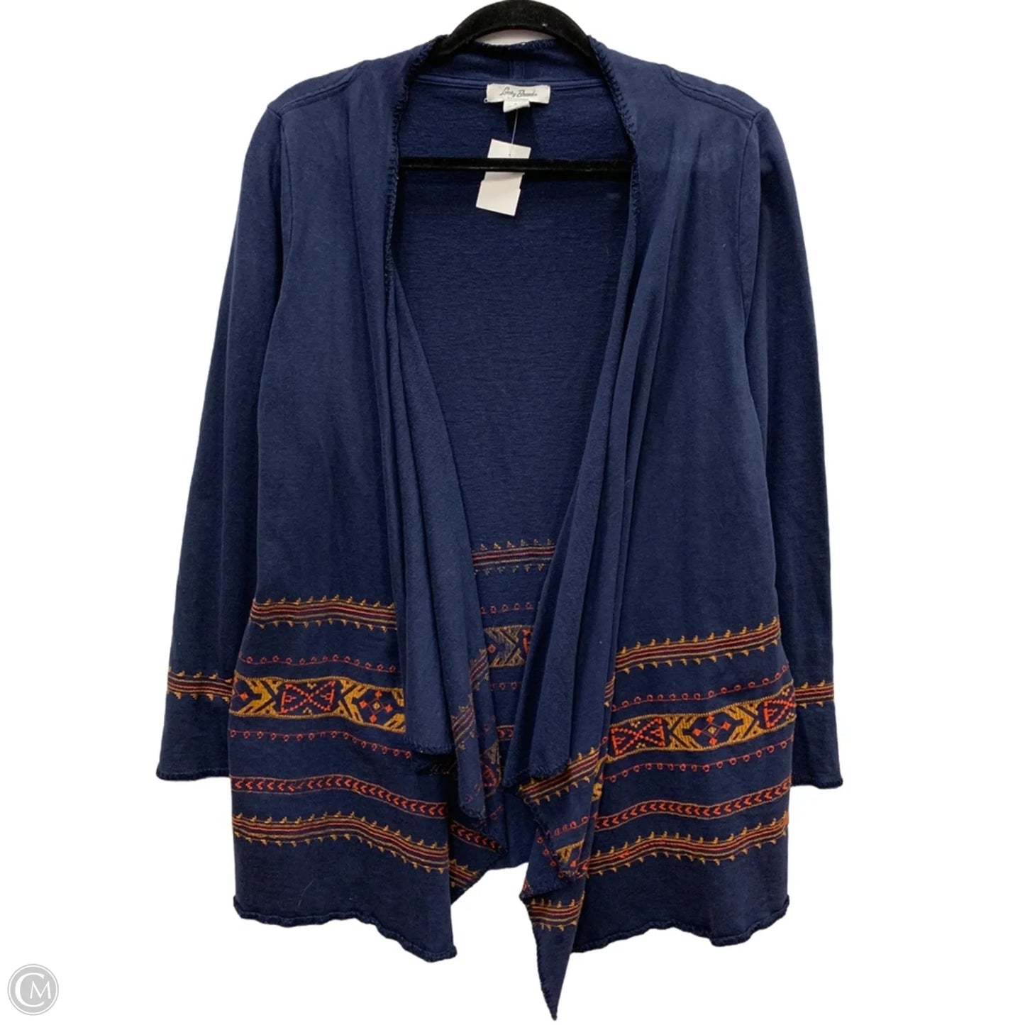 Cardigan By Lucky Brand In Navy, Size: L
