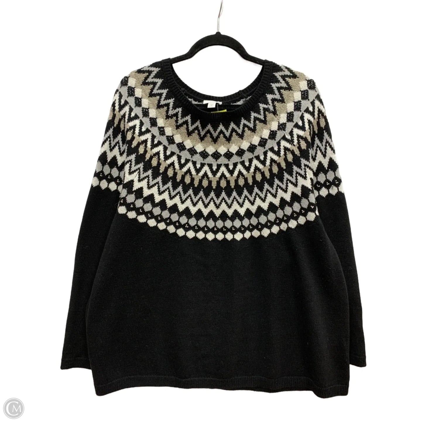 Sweater By J. Jill In Black, Size: 2x