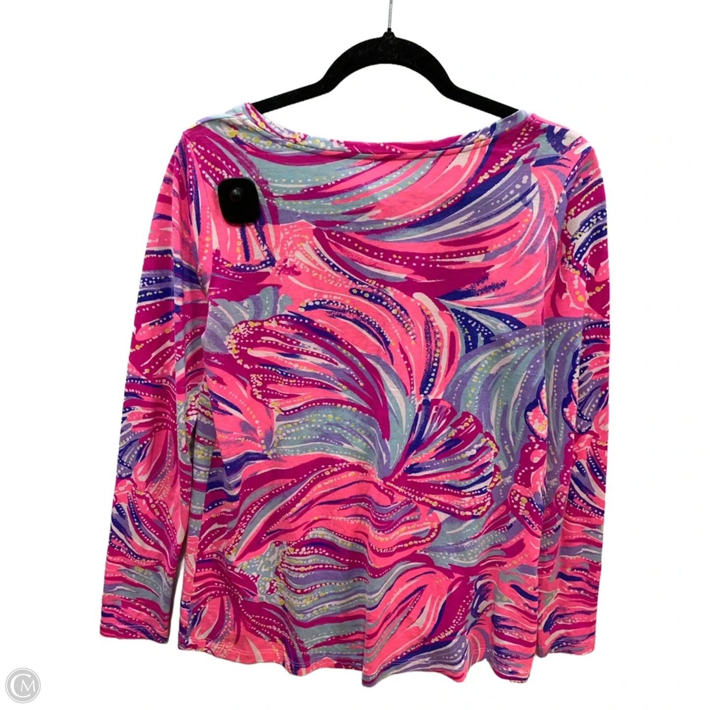 Top Long Sleeve Designer By Lilly Pulitzer In Pink, Size: S