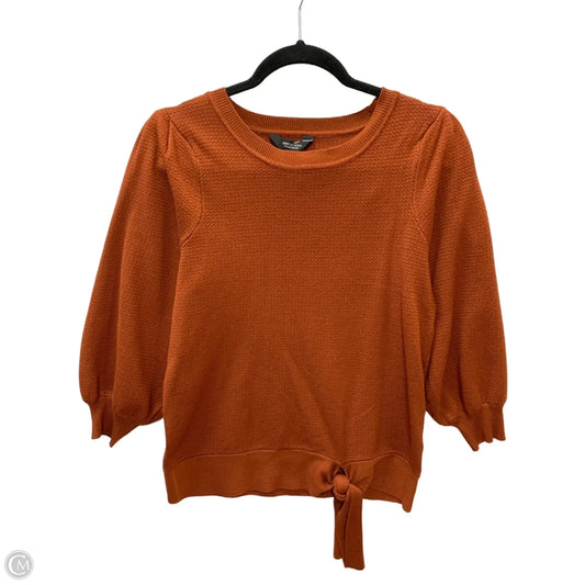 Top Long Sleeve By Simply Vera In Orange, Size: Xs