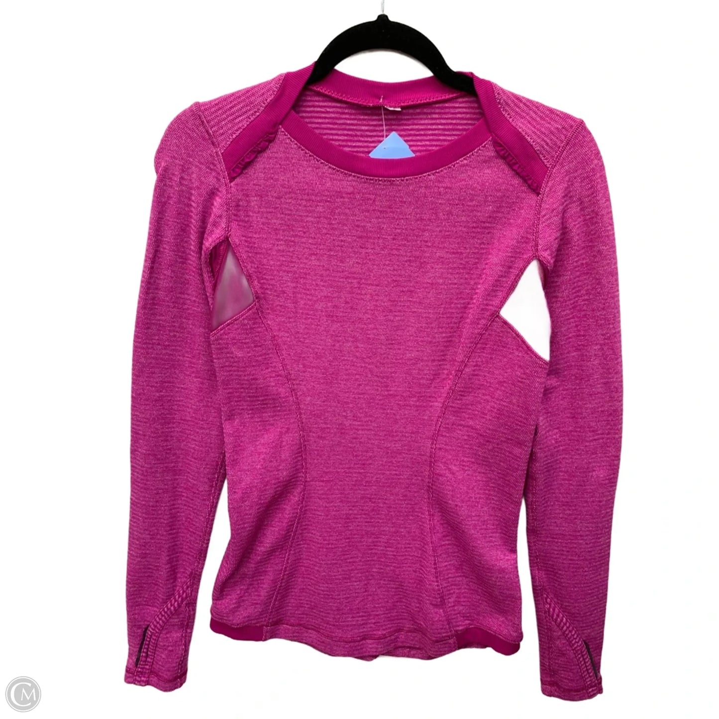 Athletic Top Long Sleeve Crewneck By Lululemon In Pink, Size: 6