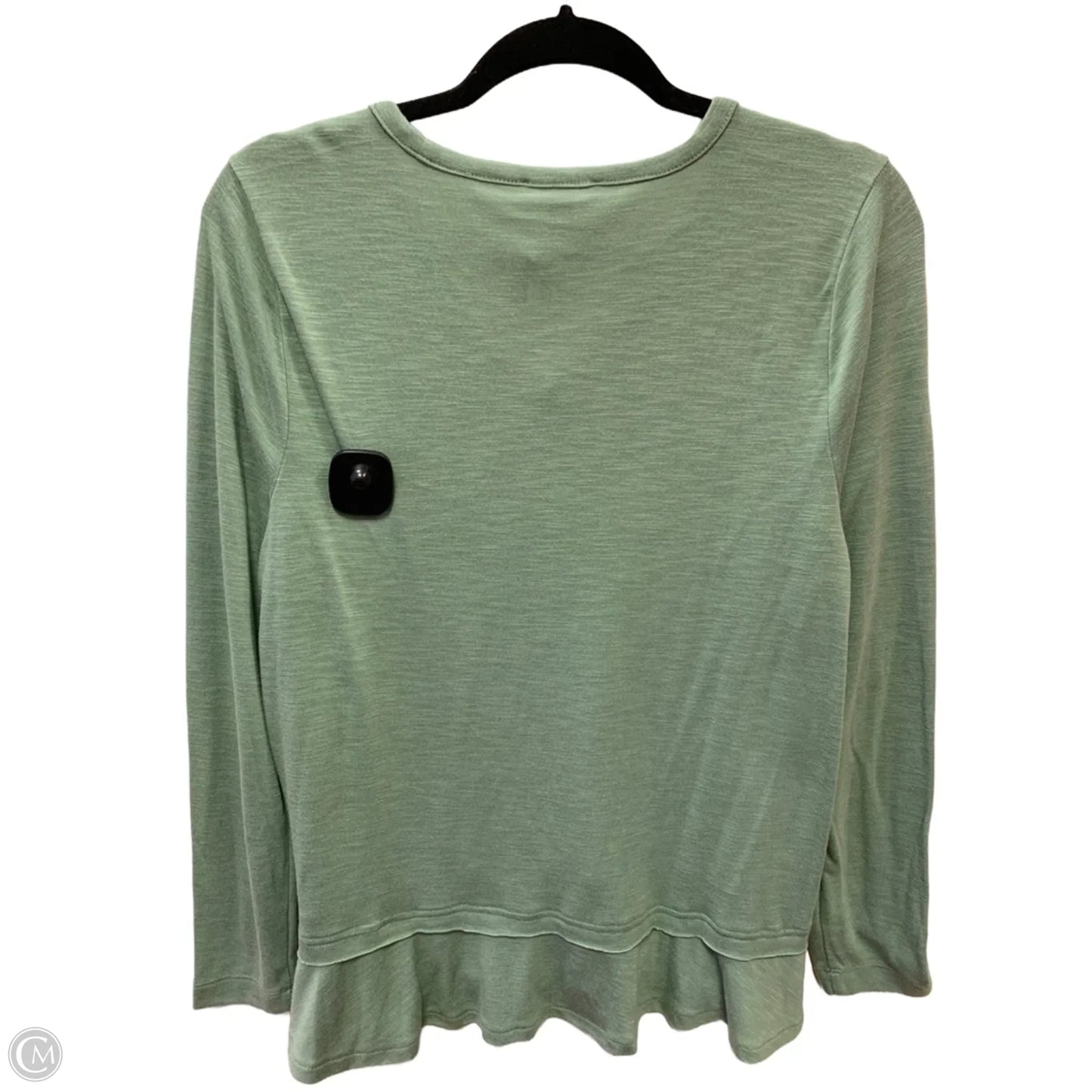 Top Long Sleeve By J. Crew In Green, Size: L