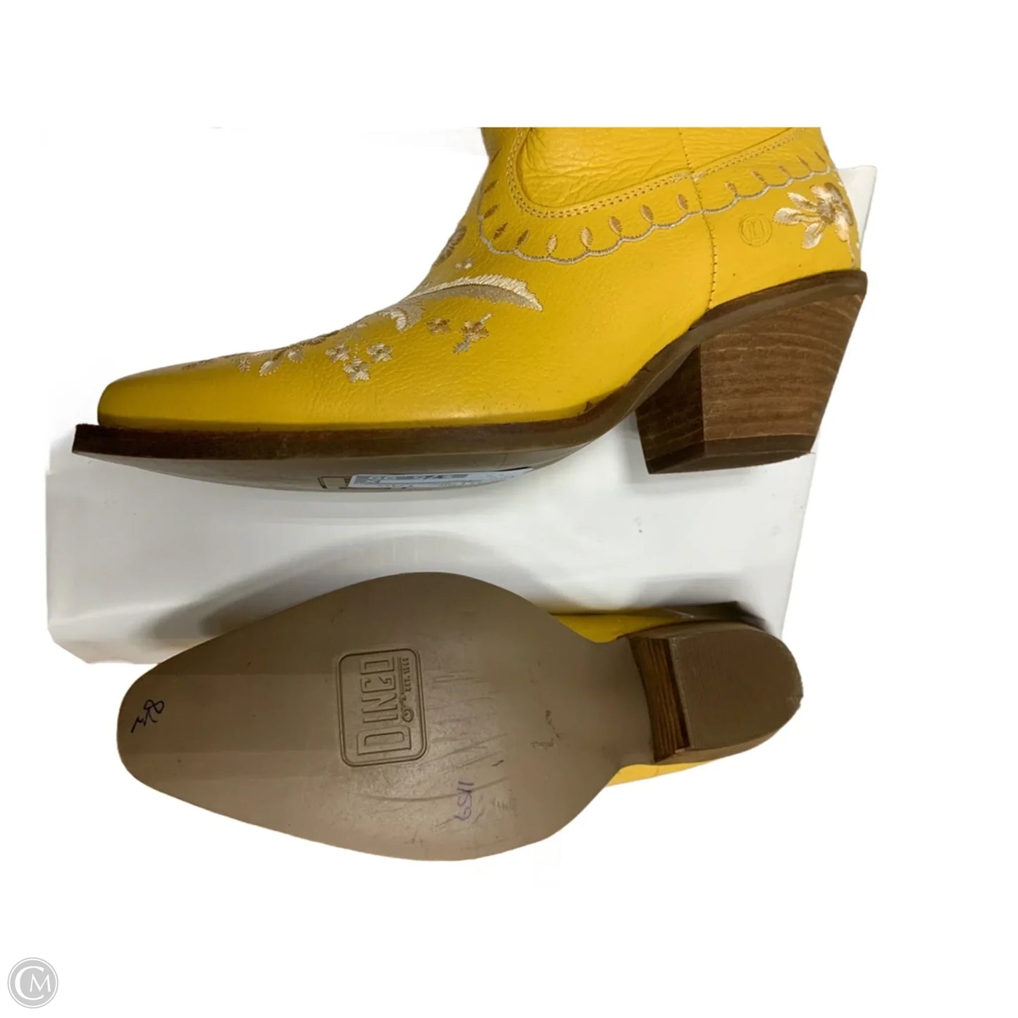 Boots Western By Dingo In Yellow, Size: 8.5
