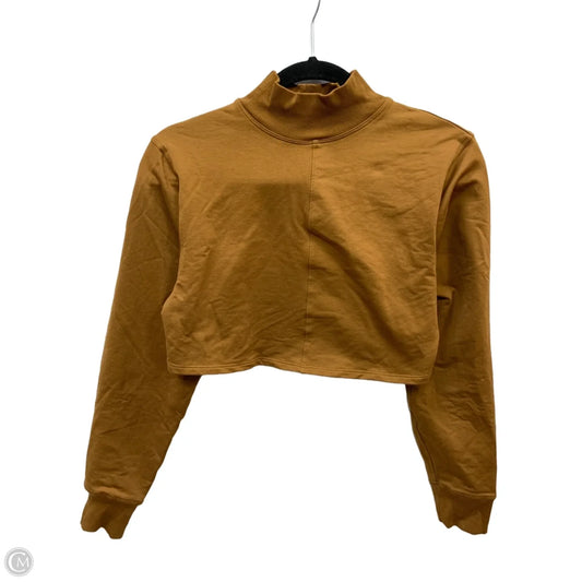 Athletic Top Long Sleeve Crewneck By Lululemon In Brown, Size: 4
