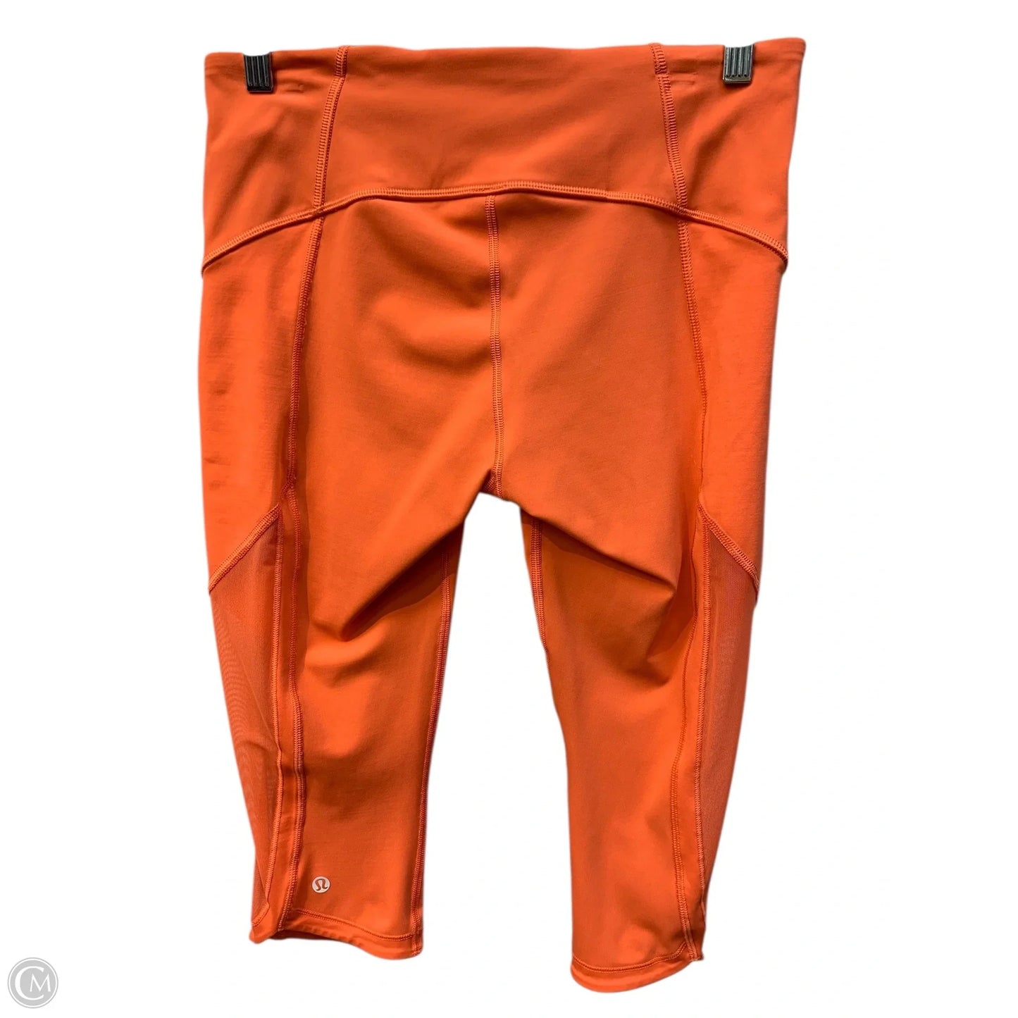 Athletic Leggings Capris By Lululemon In Orange, Size: 8