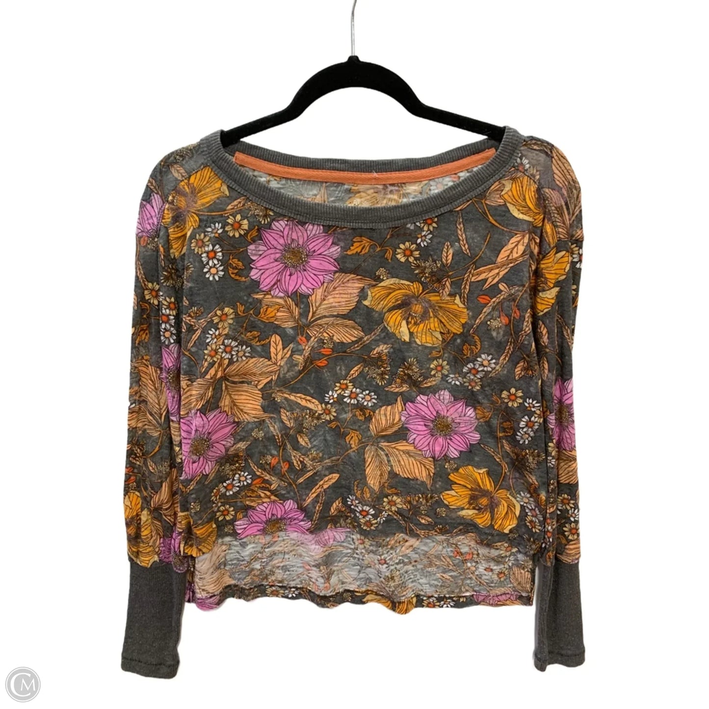 Top Long Sleeve By Pilcro In Floral Print, Size: Xs