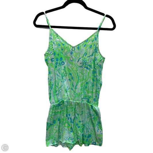 Romper Designer By Lilly Pulitzer In Green, Size: S