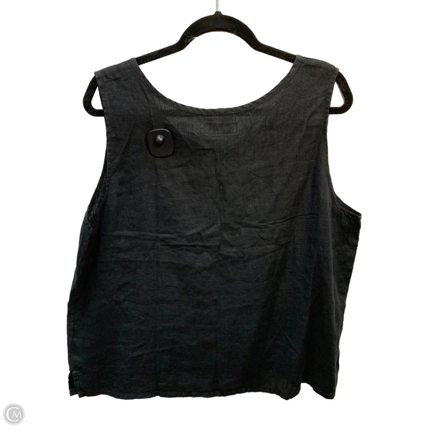 Top Sleeveless By Flax In Black, Size: Xl