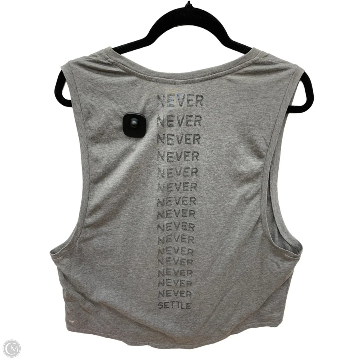 Athletic Tank Top By Fabletics In Grey, Size: Xxl