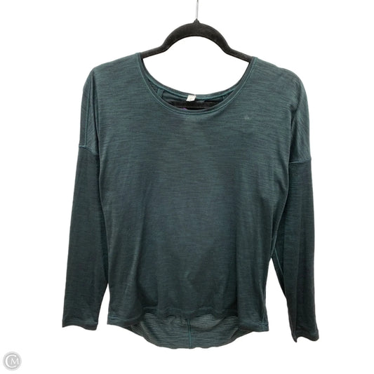 Athletic Top Long Sleeve Crewneck By Lululemon In Black, Size: 4