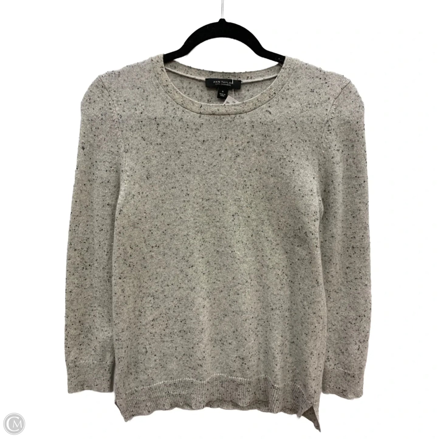 Sweater Cashmere By Ann Taylor In Grey, Size: M