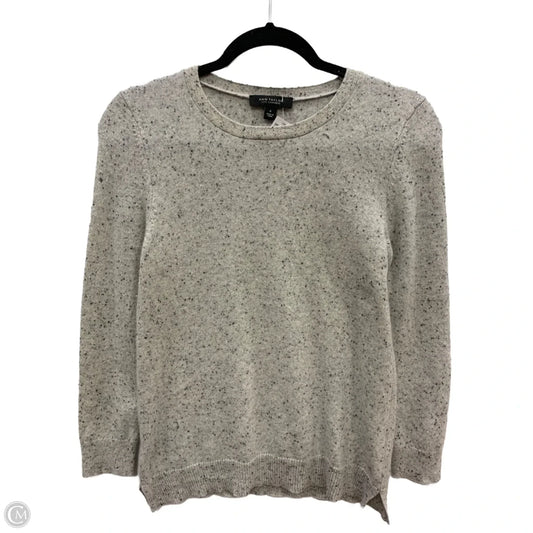 Sweater Cashmere By Ann Taylor In Grey, Size: M