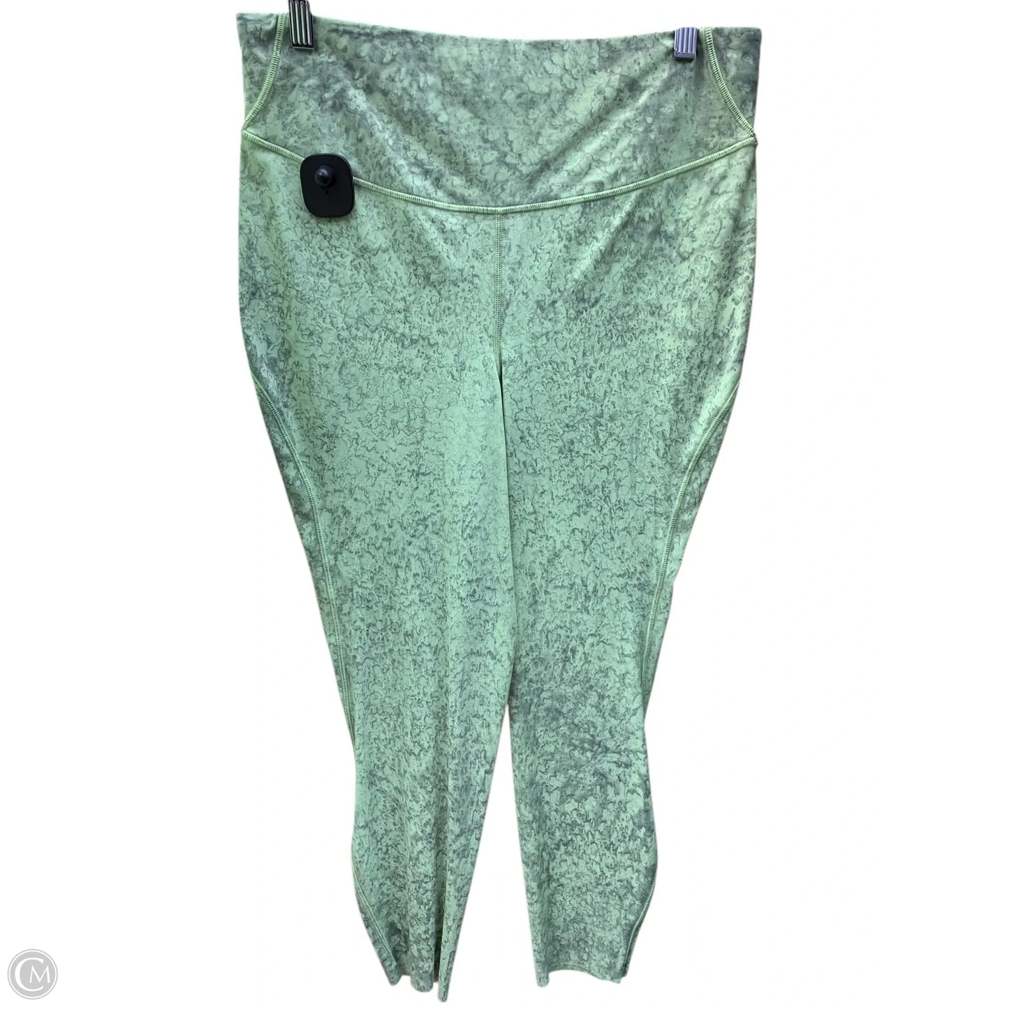 Athletic Leggings Capris By Lululemon In Green, Size: 12