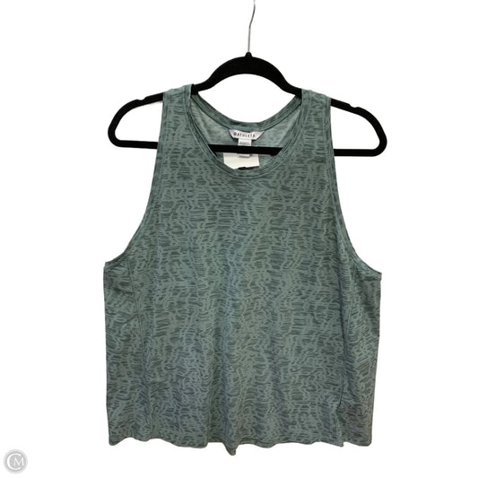Athletic Tank Top By Athleta In Green, Size: 1x