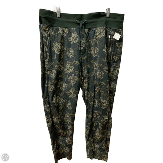 Athletic Pants By Athleta In Green, Size: 18