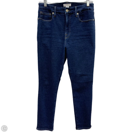 Jeans Straight By Good American In Blue Denim, Size: 6