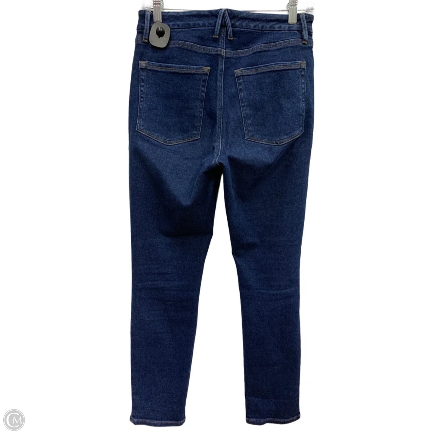 Jeans Straight By Good American In Blue Denim, Size: 6