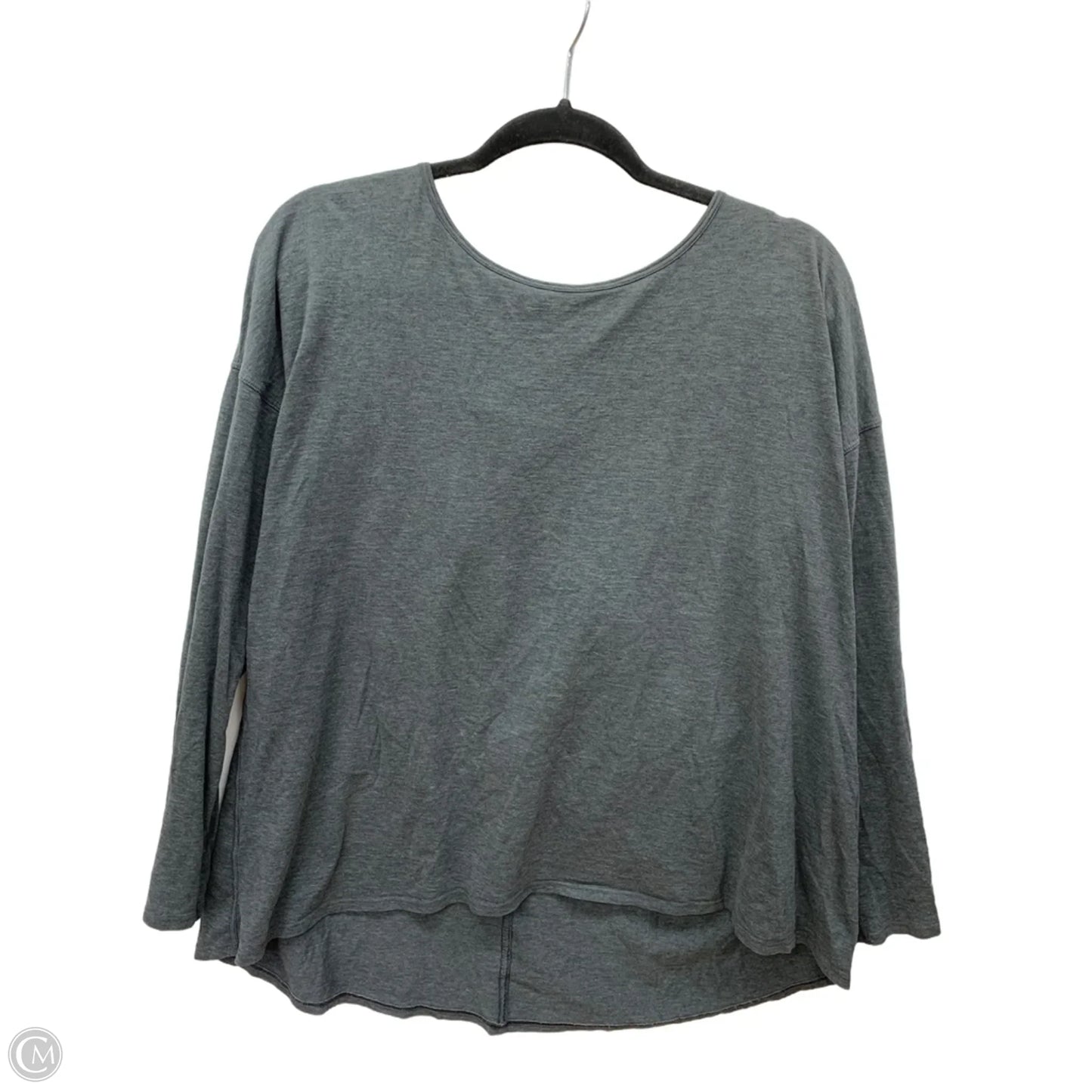 Athletic Top Long Sleeve Crewneck By Lululemon In Grey, Size: 6