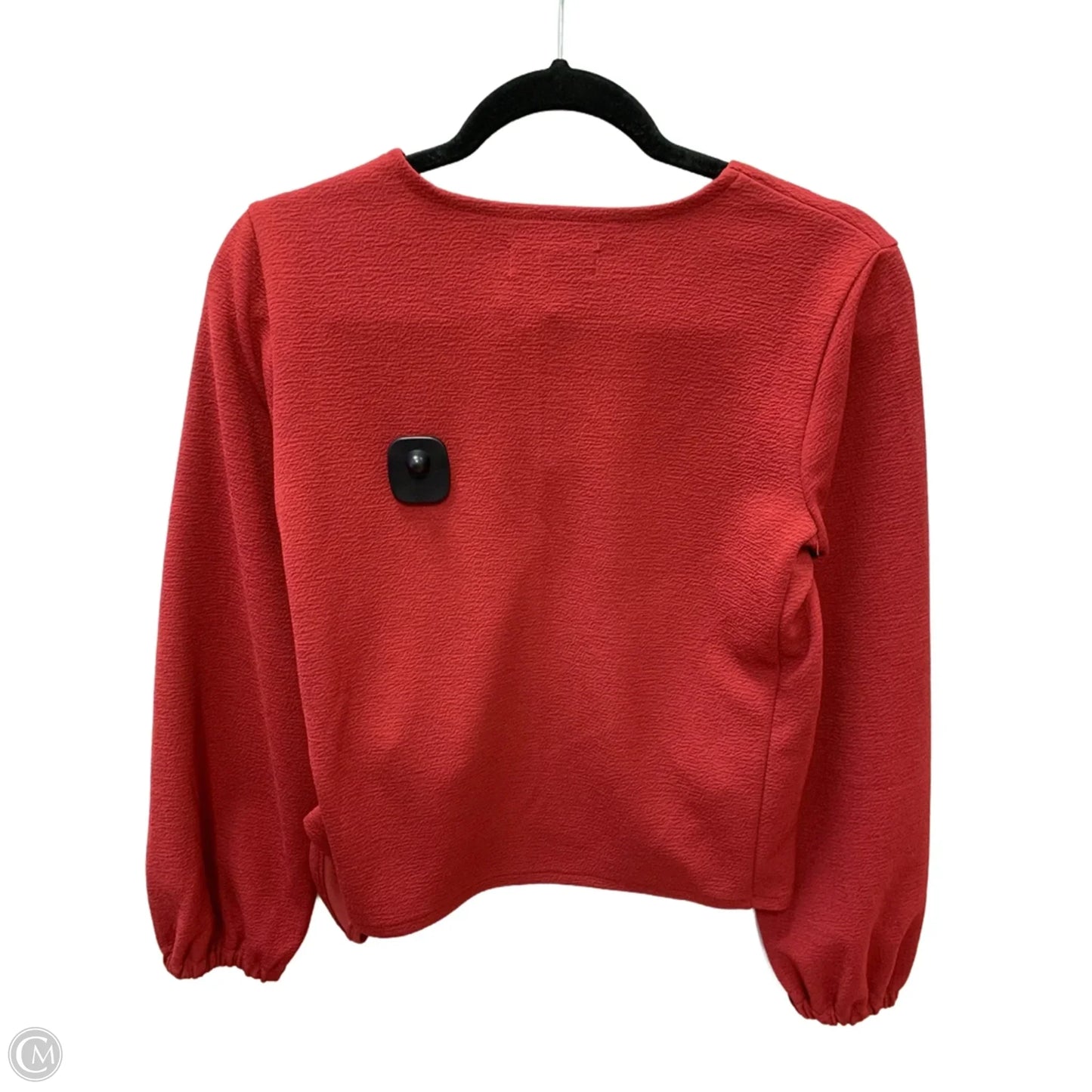 Top Long Sleeve By Madewell In Red, Size: S