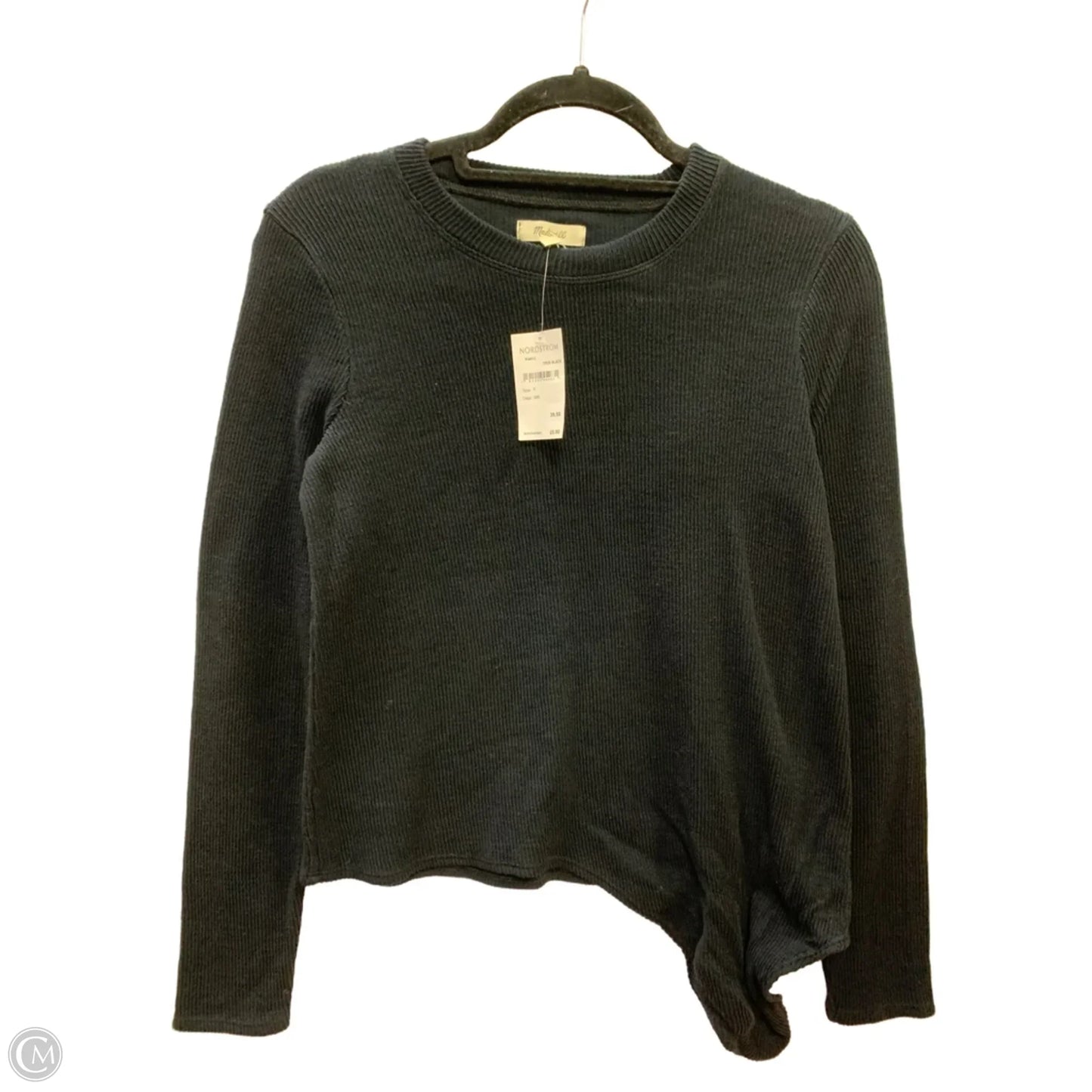 Top Long Sleeve By Madewell In Black, Size: S