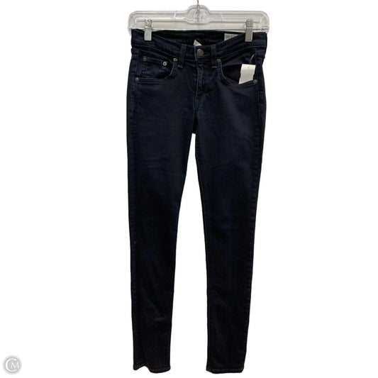 Jeans Skinny By Rag & Bones Jeans In Blue, Size: 0