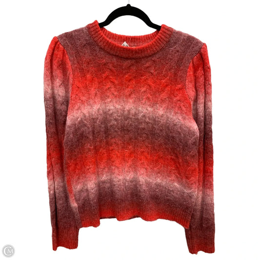 Sweater By Anthropologie In Red, Size: M